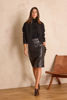 Picture of ELEANOR STRAIGHT LEATHER SKIRT